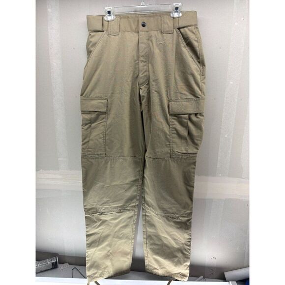 5.11 Tactical Series Mens Khaki Cargo Pants Large Long 35-39 Waist EUC Inseam 35 - Picture 1 of 6